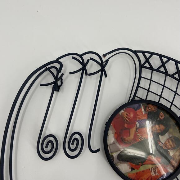 Baseball Glove Metal Photo Frame - Holds 4x4 Picture - Picture 2 of 8